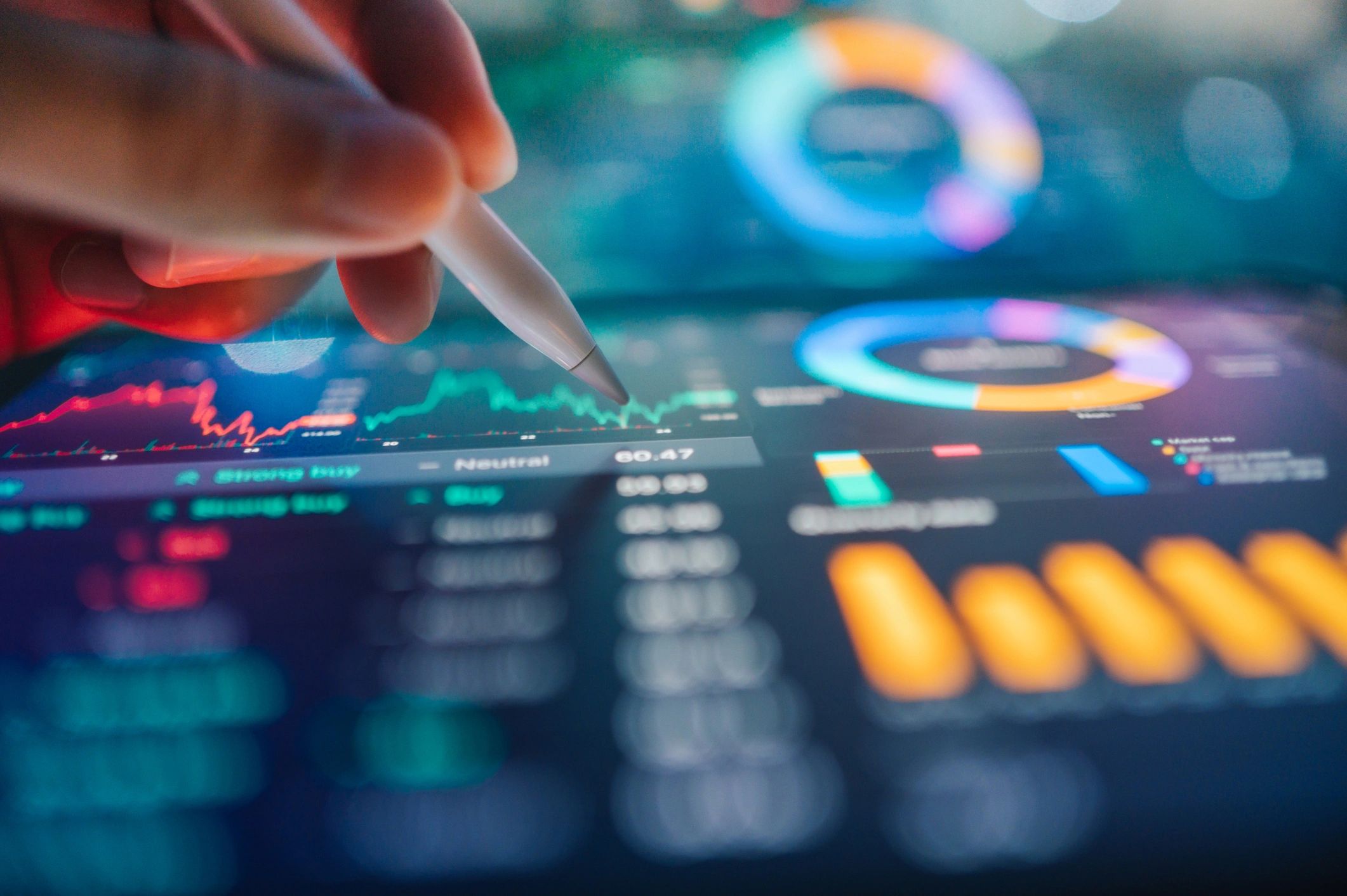 modern financial services office