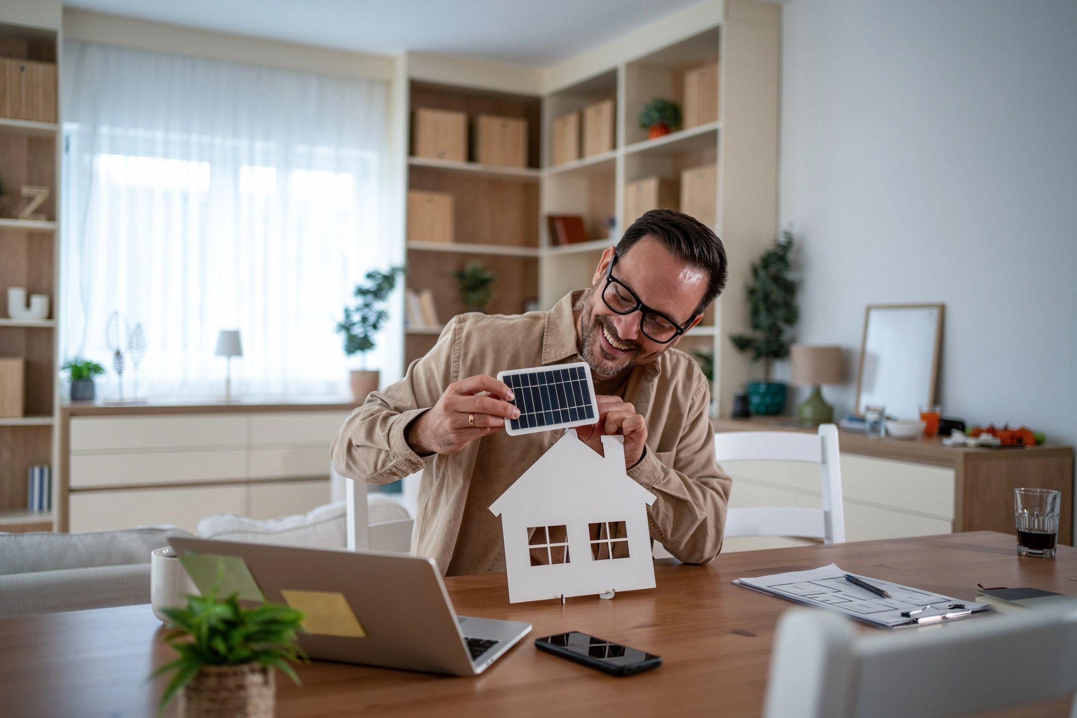 modern finance business office renewable energy real estate